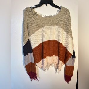 Distress sweater